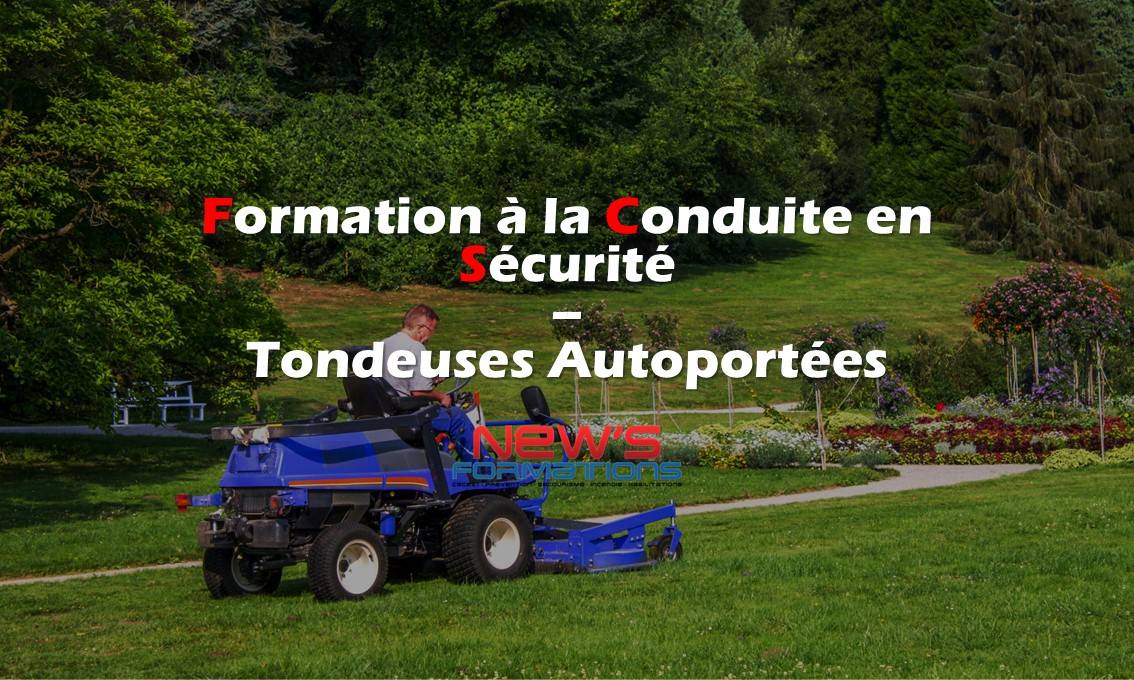 Formation à la conduite en sécurité des Tondeuses Autoportées